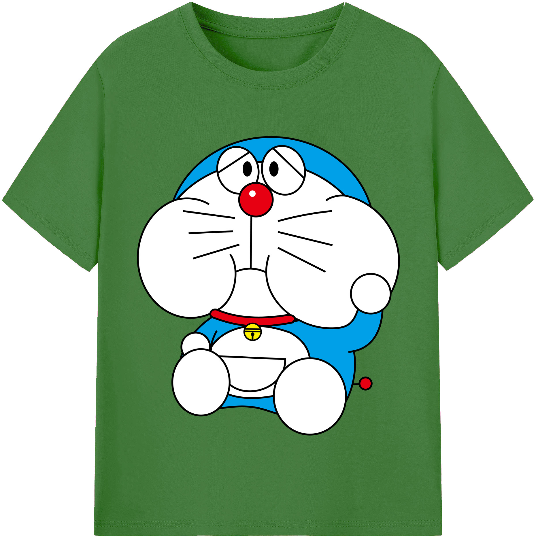 （画像用） ドラえもん Doraemon レディースカジュアルプリントTシャツ（綿100％）
